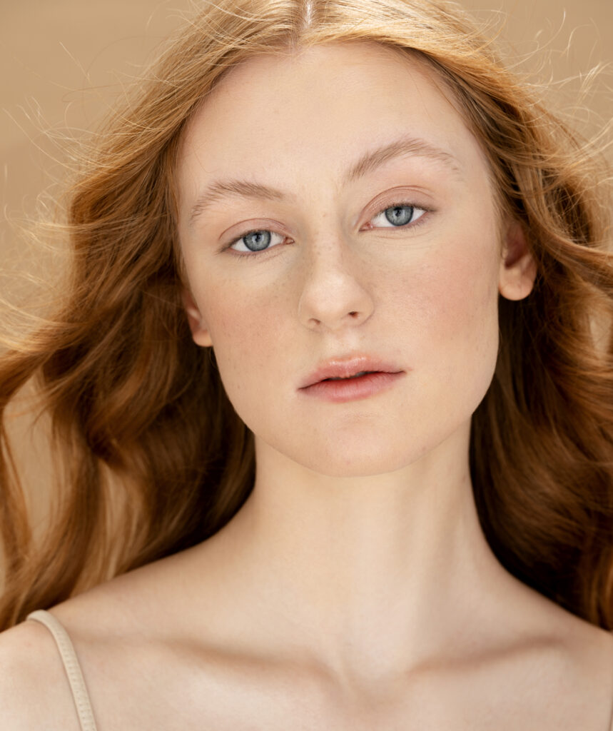 retrato de mujer joven belleza 2)